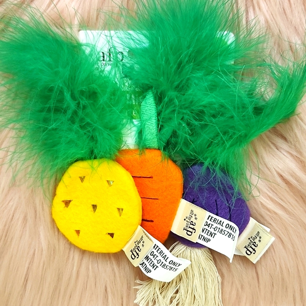 Brand New AFP GREEN RUSH HEALTHY MIX CATNIP Cat Toy-3CT